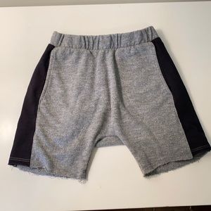 Joah Love Nash Jersey Heather Gray Shorts with Black Side Contrast